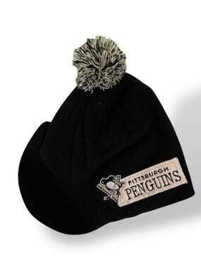 𝅺pittsburgh Penguin Brimmed Tossel Cap